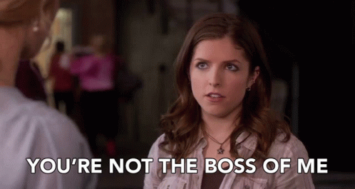Anna Kendrick says "You're not the boss of me"