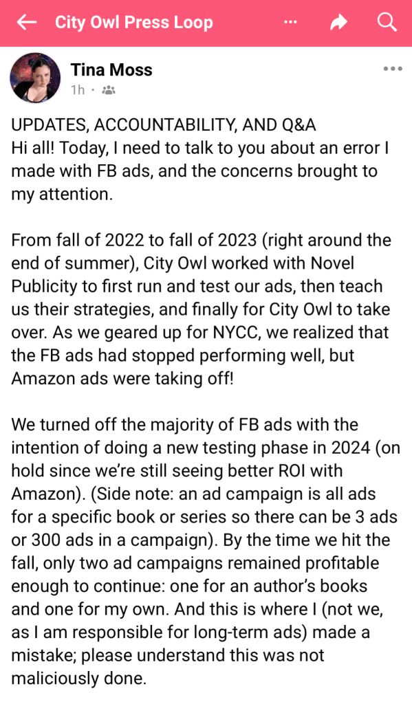 Updates, accountability, and Q&A